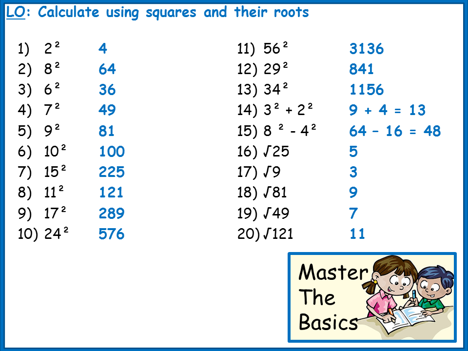category-square-numbers