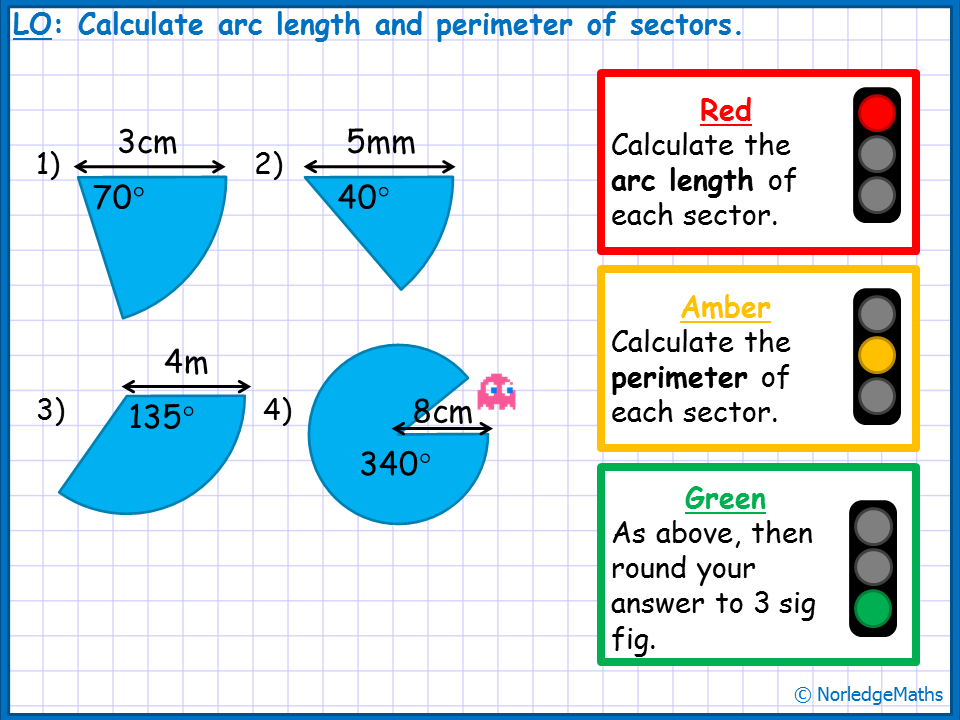 Arc Length - GCSE Maths - Steps, Examples & Worksheet