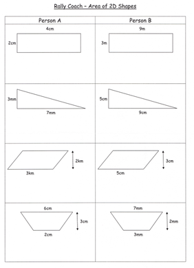 Rally Coach worksheet example | NorledgeMaths